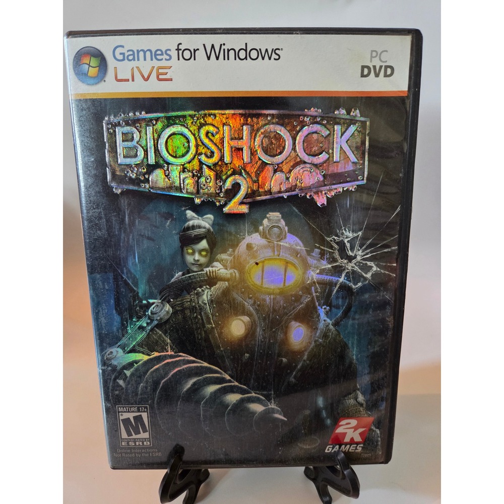 BioShock 2 PC Game 2010 Games for Windows Live Physical Disc Manual Case